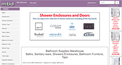 Desktop Screenshot of mbd-bathrooms.co.uk